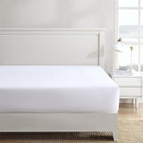Bed Sheet Plain White TC200