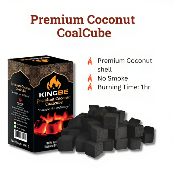 Kingbe Charcoal Cube Premium Coconut 800g