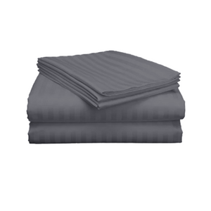 Fitted Bed Sheet Micro Sanded Grey