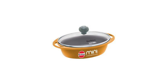 Hawkins Die-Cast Mini Casserole w/Lid Yellow, Oval 0.75L DCY75G