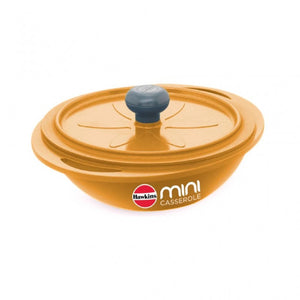 Hawkins Die-Cast Mini Casserole w/Lid Yellow, Round 0.75L