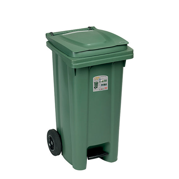 Dustbin Wheeled with Pedal 120L