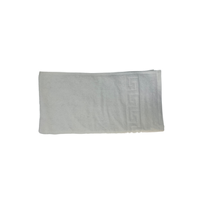 Hand Towel 30x16" Greek Border White