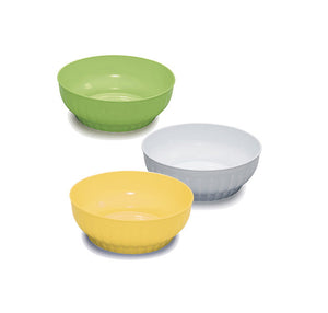 Bowl Ribbed Assorted Colors