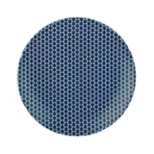 Kutahya Flat Plate-Blue Patterned