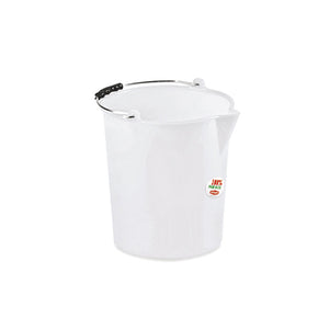 Bucket with Spout White 25x32cm 6L