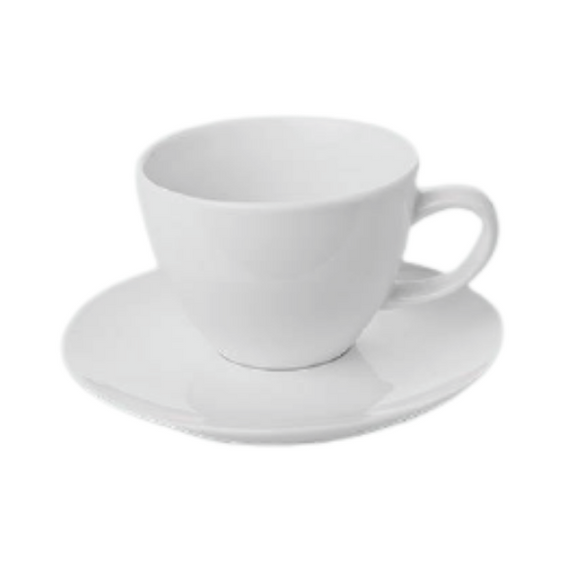 Gural Bistro Cup & Saucer White